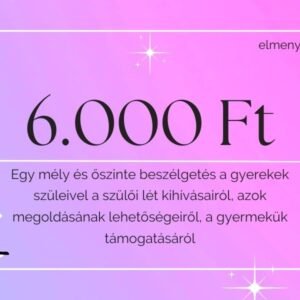 Támogatói kártya 6000 Ft értékben