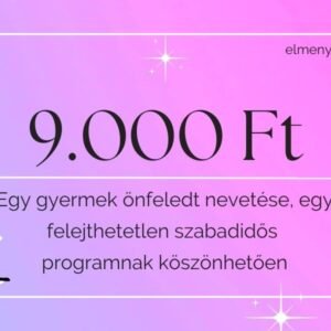 Támogatói kártya 9000 Ft értékben